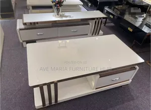 Set of Center Table and Adjustable Tv Stand.