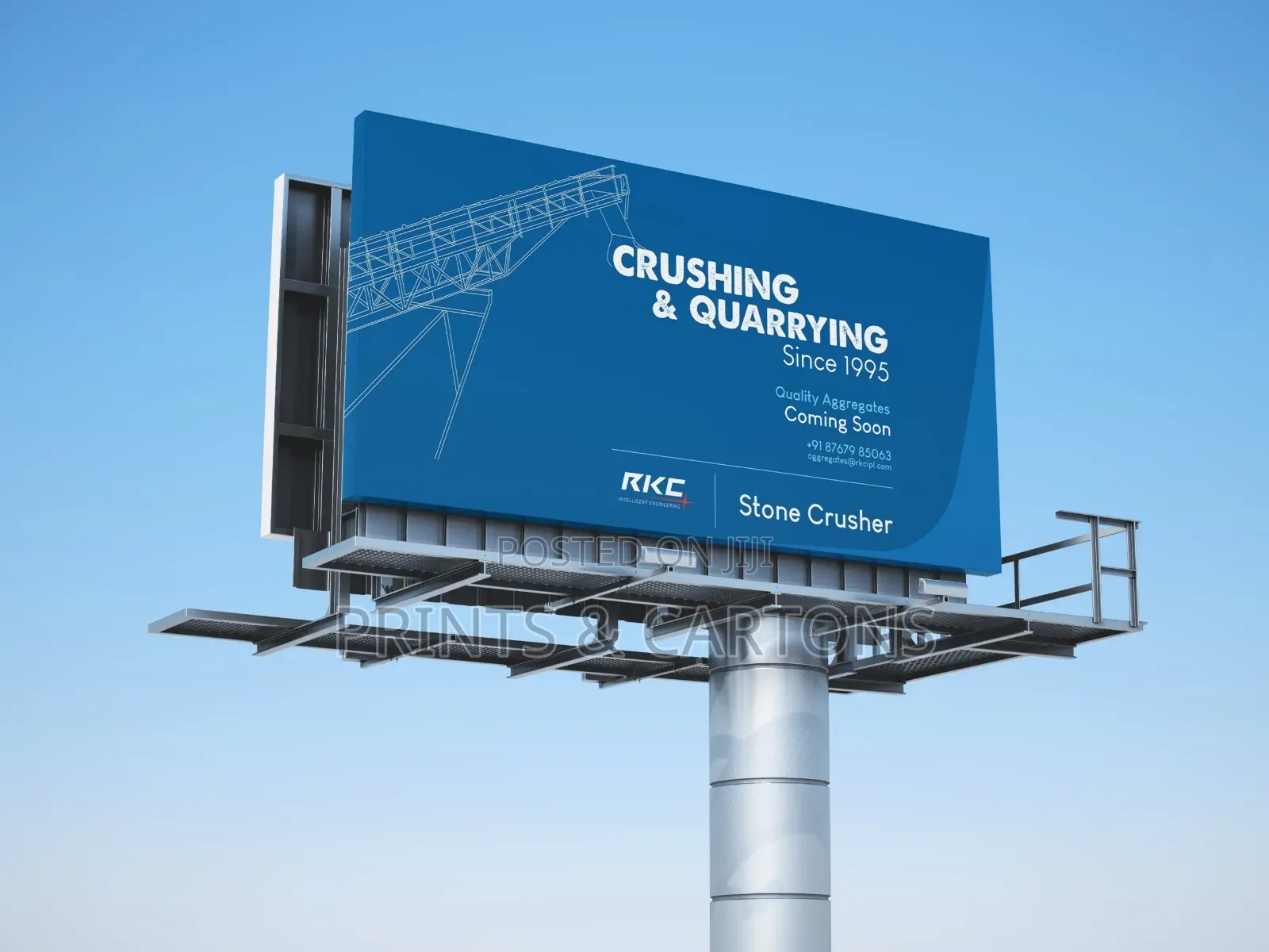 Branded Reflex Banner for Products Display