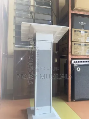 Pulpit Stand Wireless Lectern With in Body Speaker and Mic