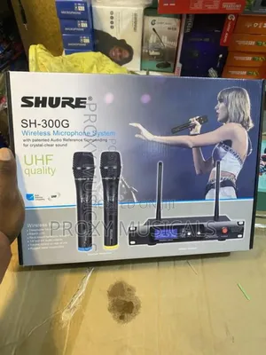Shure Wireless Microphone System Sh300g Uhf