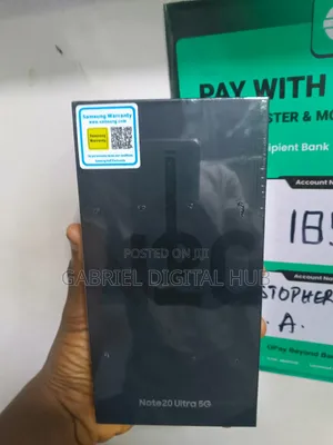 New Samsung Galaxy Note 20 Ultra 5G 128 GB Black