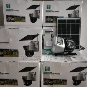 V380 Pro Security PTZ Solar Dual Lens 4g Camera