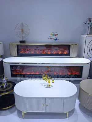 Executive Fire Shelves With Center Table