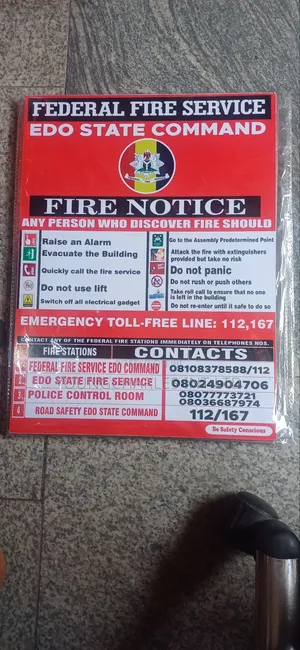 Edo State Fire Notice