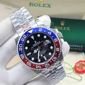 "Rolex Oyster Perpetual Date Silver Chain Inspired Watch"