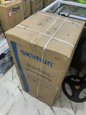 Skyrun Double Door Fridge 160 Litres With Adjustable Shelves