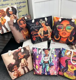 Stylish and Artistic African-Themed Tote Bags