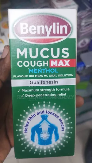 Benylin Mucus Cough Max Menthol Guaifenesin Syrup