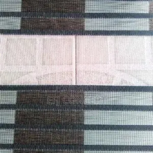 Day-and-Night-Window Blind - Brown With Black Stripes