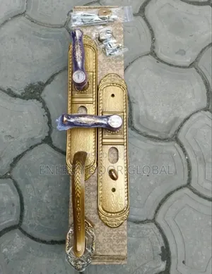 Gold Super-Quality Copper Cast Door Handle