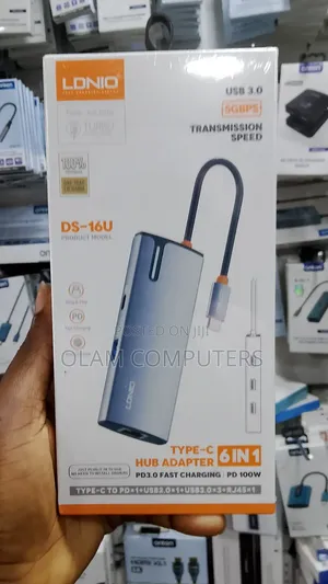 Ldnio 6 in 1 Type C Hub Adapter