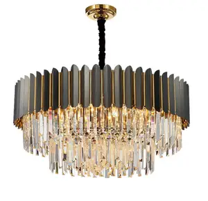 Post Modern Light Luxury Led Crystal Chandelier Nordic