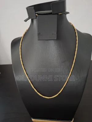 Neck Chain Plated Gold