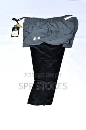 Gray Short With Long Inner Tight