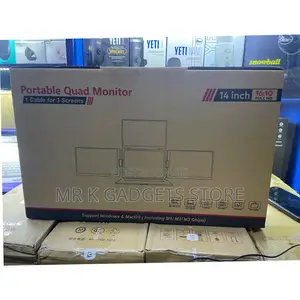 14" Laptop Screen Extender Monitor Portable, Quad Monitor