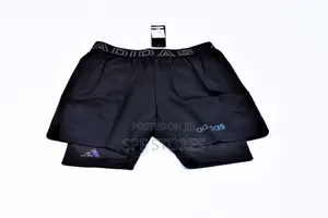 Black Adidas Short With Inner Tight