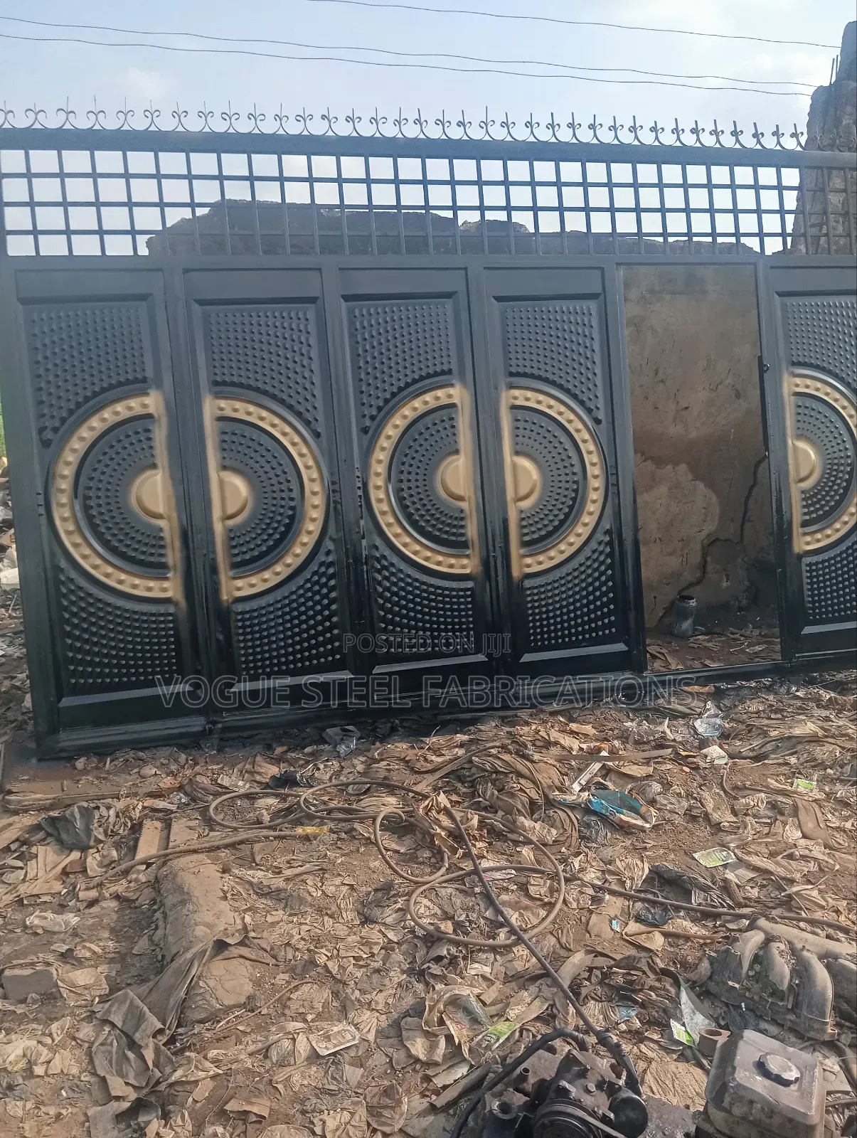 Sliding Iron Gate