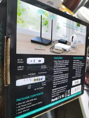 Marsriva Smart Mini Dc Ups for Router, CCTV Camera,20,000mah