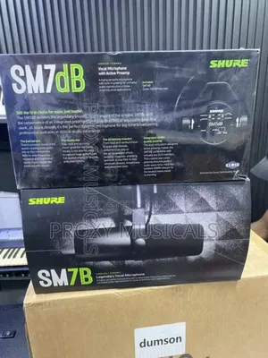 Shure Sm7db Dynamic Vocal Microphone With Built-in Preamp