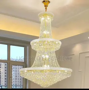 Luxury Crystal Chandeliers Villa Living Room Attic Stairs