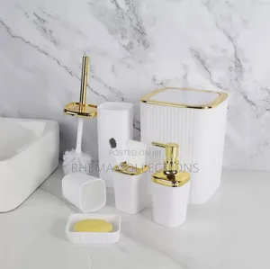 6 Pieces Luxury Bathroom Accessories Set