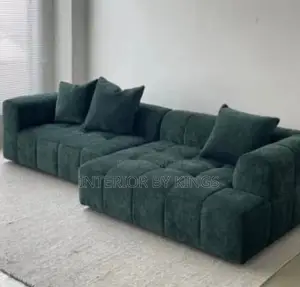 L-Shaped Luxury Fabrics Sofa Can Be Made in Colors