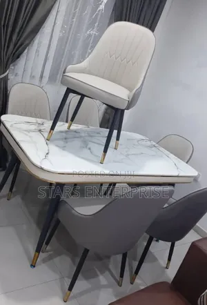 6 Seater Marble Dinning Set