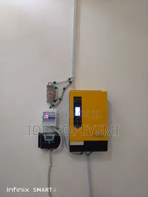 Installation of Solar Inverter CCTV Cameras