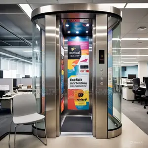 Outdoor Passenger Lift With Front and Back