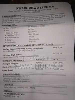 Hotel Receptionist