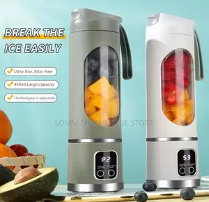 Portable Fruit Juicer With 8 Blade Home Usb Rechargeable