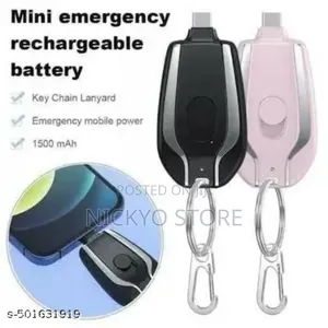 Mini Keychain Emergency Power Bank