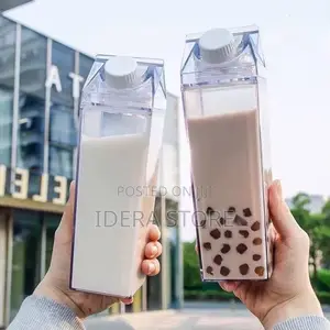Acrylic Quality Milk Water Bottle