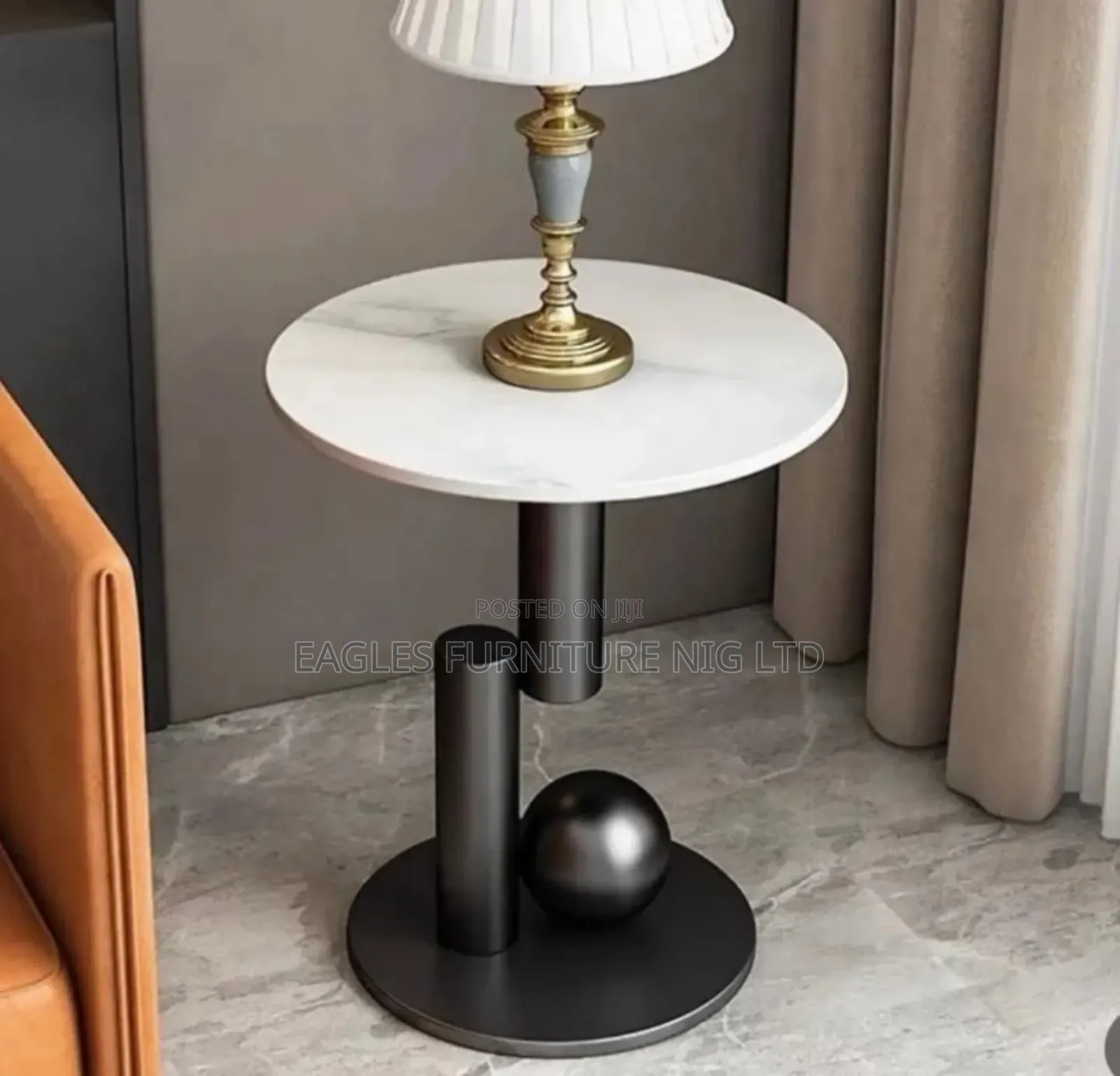 Quality Single Marble Side Stool