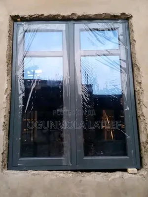 Casement Window Aluminum With Net and Burglary