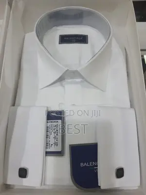 Balenciaga Vip Corporate Italian White Shirts for Men of Cla