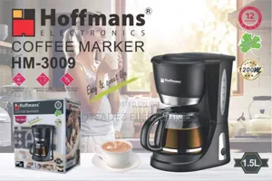 Hoffmans 1200w (1.5l) Anti Drip Electric Coffee Maker/Machine