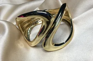 Twisted Cuff Gold Bangle