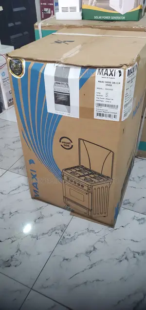 Maxi Standing Gas Cooker 50x50 3+1 Inox F5c31g2