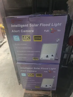 Intelligent Solar Flood Light With Alert Camera