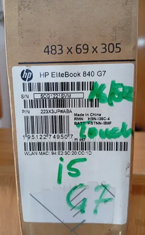New Laptop HP EliteBook 840 G7 16GB Intel Core I5 SSD 512GB