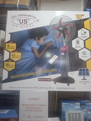 "Us Rechargeable Fan -- 18"