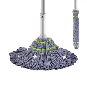 Retractable Microfiber Wringing Twist Mop