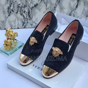 Luxury Designer Black Shoe