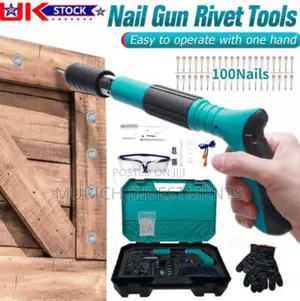 Steel Nail Gun – Heavy-Duty Concrete/Air Nailer
