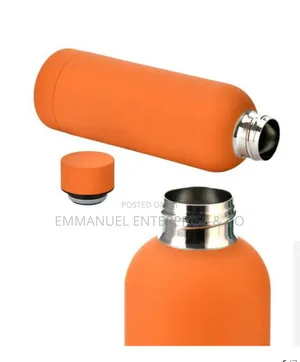 Matte Stainless Steel Vacuum Insulated Flask - 50pc Per Box