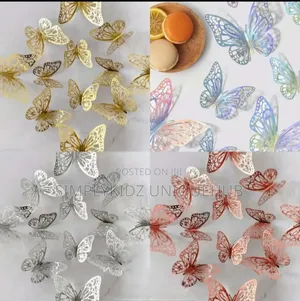 3d Butterfly Wall Stickers (12pcs)