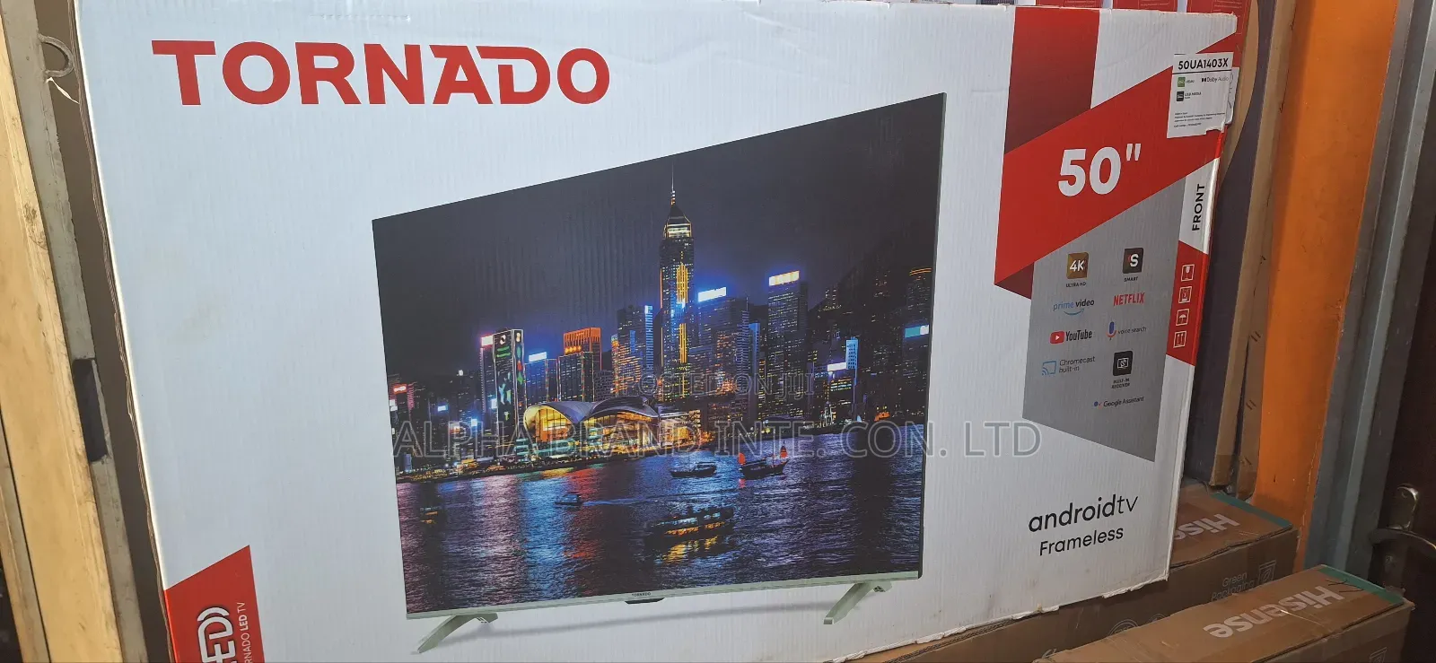 Tornado 50" Android Smart Tv With Free DSTV Decoder