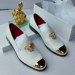 Versace White Color Luxury Shoe