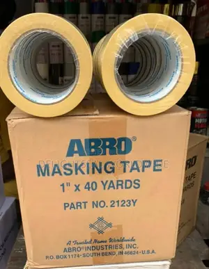 Carton of Abro Masking Tape or Paper Tape